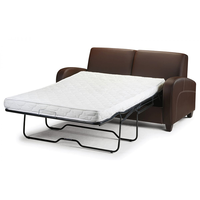 Vivo Sofabed in Chestnut Faux Leather